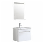Bamerica Aqua Nuova Texas 24" PVC Bathroom Vanity Set White