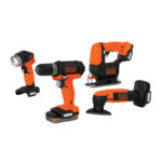Black and Decker GoPAK Cordless Drill 4-Tool Combo Kit