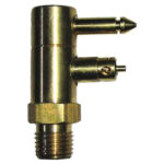 Invincible Marine Fuel Line Connector, Yamaha Male Fitting, 2-Prong