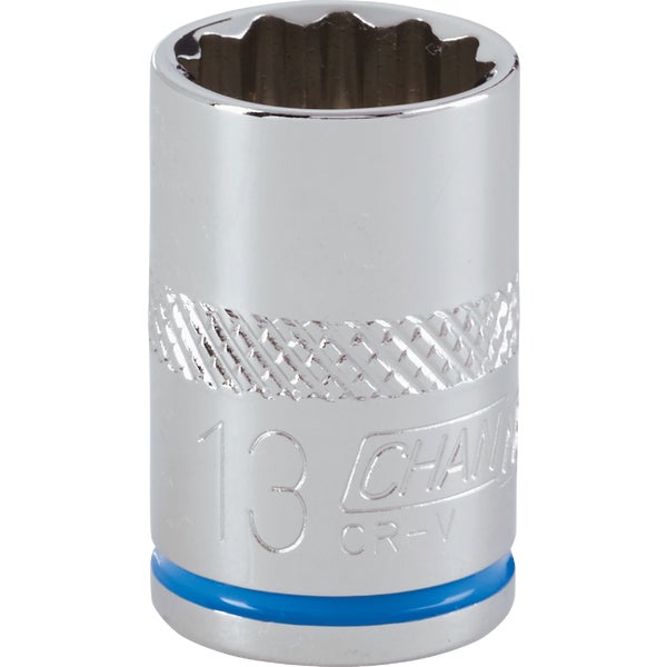 310166.jpg Channellock 3/8 In. Drive 13 mm 12-Point Shallow Metric Socket - Image 1