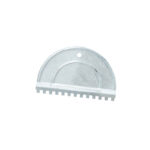 Square-Notch Half Moon Adhesive Spreader 1/4 Inch