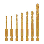 DEWALT Impact Ready 7-Piece Titanium Hex Shank Drill Bit Set