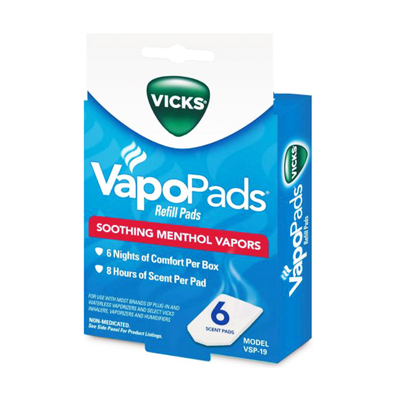 328785300192.jpg Vicks 6-Pack Soothing Menthol VapoPads - Image 1