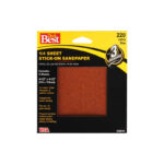 Do it Best Stick-On 220 Grit 1/4 Sheet Power Sanding Sheet 5Pk