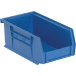 SMALL BLUE STORAGE BIN