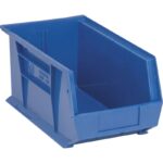 LARGE BLUE STORAGE BIN