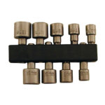 Best Way Tools 9-Piece 1/4 Inch Metric Nutter Set