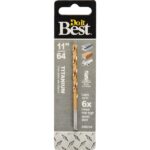 Do it Best 11/64 In. Titanium Drill Bit
