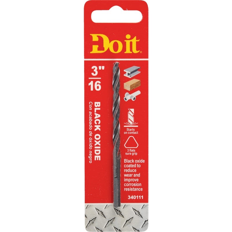 340111.jpg 3/16 BLK OXIDE DR BIT - Image 1