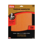 Do it Best Premium Plus 180 Grit Medium Sandpaper 9x11 Inch 3Pk