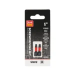 Do it Best #2 Square Impact Ready Screwdriver Bit 1 Inch 2 Pack