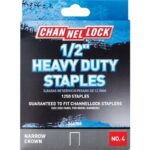 Channellock No. 4 Heavy-Duty Narrow Crown Staple