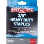 Channellock No. 4 Heavy-Duty Narrow Crown Staple, 3/8 In. (1250-Pack)
