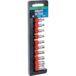 Channellock Standard 1/4 In. Shallow Socket Set (10-Piece)