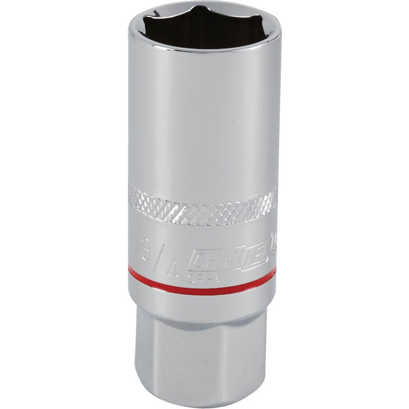 346950.jpg Channellock 3/8 In. Drive 3/4 In. 6-Point Standard Spark Plug Socket - Image 1