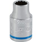 Channellock 3/8 In. Drive 8 mm 12-Point Shallow Metric Socket