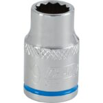 Channellock 3/8 In. Drive 9 mm 12-Point Shallow Metric Socket