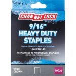 Channellock No. 6 Heavy-Duty Wide Crown Staple
