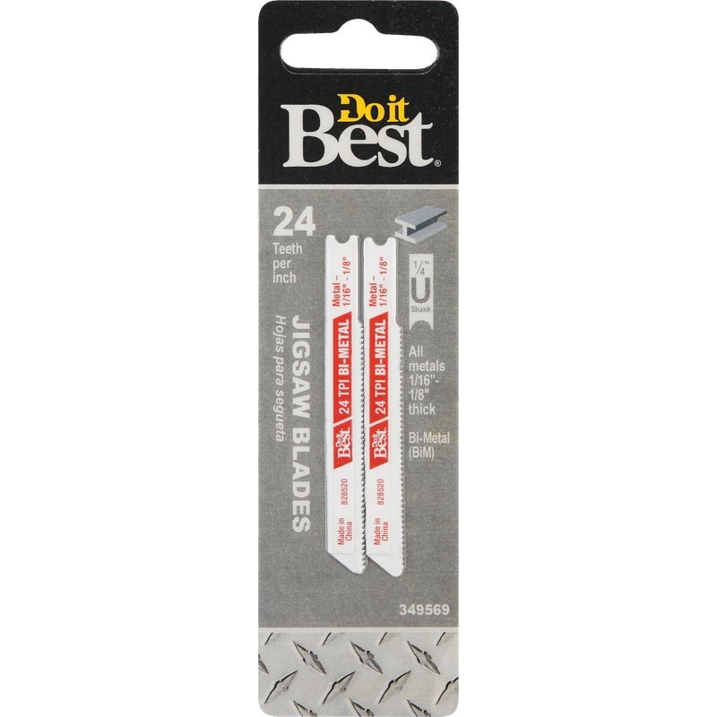 349569.jpg Do it Best U-Shank 2-3/4 In. x 21 TPI Bi-Metal Jig Saw Blade - Image 1