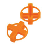 Marshalltown 1/4 Inch Orange Tavy Tile Spacers 100 Pack