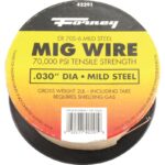 Forney ER70S-6 Mild Steel Mig Wire, 0.030 In., 2 Lb.