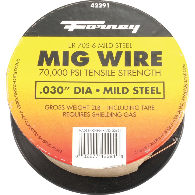 350419.jpg Forney ER70S-6 Mild Steel Mig Wire, 0.030 In., 2 Lb. - Image 1