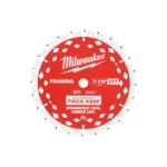 Milwaukee Tool 24T Thick Kerf Framing Circular Saw Blades 7-1/4 Inch 10 Pack