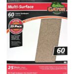 Gator Multi-Surface Coarse Sandpaper (25-Pack)