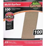 Gator Multi-Surface Medium Sandpaper (25-Pack)