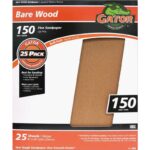 Gator Bare Wood Fine Sandpaper (25-Pack)