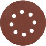 Do it Best 5 In. 120-Grit 8-Hole Pattern Vented Sanding Disc with Hook & Loop Backing (50-Pack)