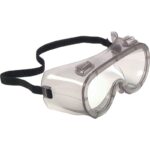 Safety Works Chemical and Impact Gray Tint Frame Safety Goggles