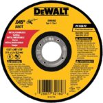 DeWalt HP Type 1 4-1/2 In. x 0.045 In. x 7/8 In. Metal/Stainless Cut-Off Wheel