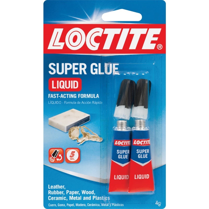 358029.jpg LOCTITE 0.07 Oz. Liquid Super Glue (2-Pack) - Image 1