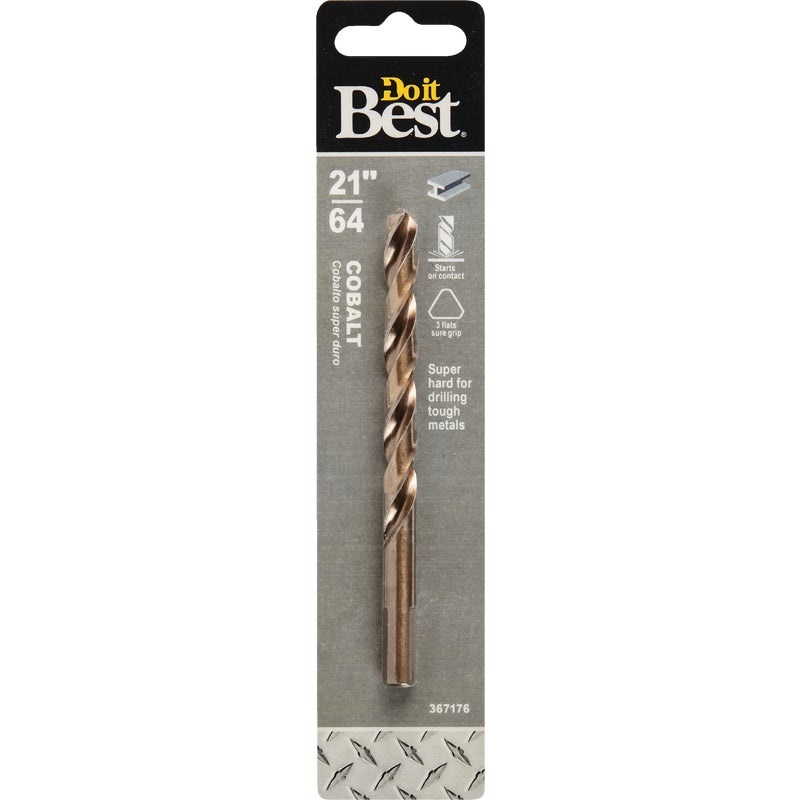 367176.jpg Do it Best 21/64 In. Cobalt Drill Bit - Image 1