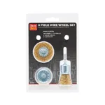 Do it Best Brass Coated Wire Wheel Brush Set 3 Piece