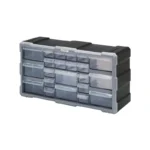 Quantum Storage 22-Drawer Clear Plastic Parts Drawer Cabinet
