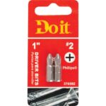 Do it #2 Phillips 1 In. Insert Screwdriver Bit (2-Pack)