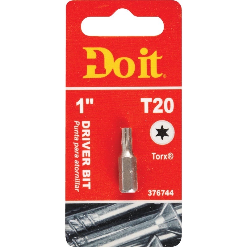 376744.jpg Do it T-20 TORX 1 In. Insert Screwdriver Bit - Image 1