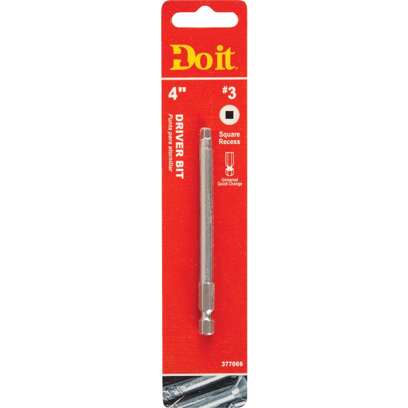 377066.jpg Do it #3 Square Recess 4 In. Power Screwdriver Bit - Image 1