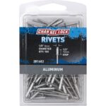 Channellock 1/8 In. Dia. x 1/2 In. Grip Aluminum Multigrip POP Rivet (100-Pack)