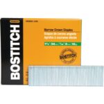 Bostitch 18-Gauge Galvanized Finish Staple, 7/32 In. x 1-3/8 In. (3000 Ct.)