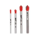 Milwaukee 4-Piece Glass & Tile Bit Set