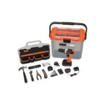 Black & Decker 20 Volt MAX Lithium-Ion Cordless Drill/Driver & 63-Piece Hand Tool & Accessory Home Project Kit