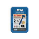 Kreg Blue-Kote #8 2-1/2 Inch Pocket Hole Screw 125Pk