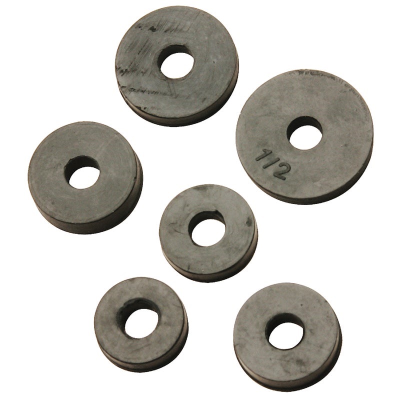 400685.jpg Do it Assorted Black Flat Faucet Washer (6 Ct.) - Image 1