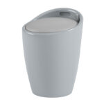 Wenko Bathroom Stool Candy Grey Laundry Collector