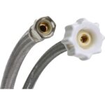 Fluidmaster Click Seal Braided Stainless Steel Toilet Connector