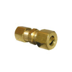 Lasco 1/8 x 1/8 Inch Brass Compression Union