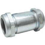 B&K 1/2" x 4" Compression Galvanized Coupling